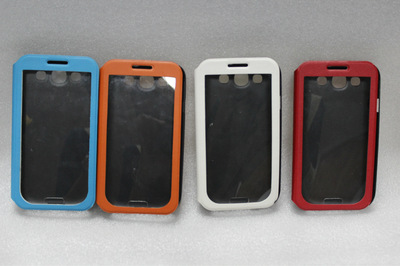 三星i9300防刮花全屏触摸手机皮套 保护与美观的完美结合